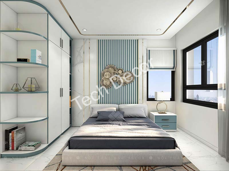 CÁCH BỐ TRÍ PHÒNG NGỦ 9M2 ĐẸP GỌN GÀNG VÀ TIỆN NGHI